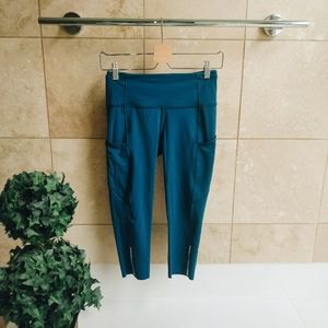 nwot fast&free high-rise crop 19" leggings